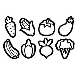 野菜 - 無料の印刷用ぬりえ