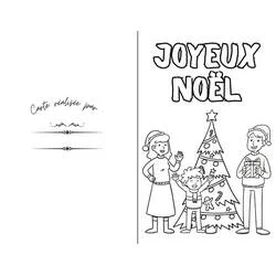 クリスマスカードぬりえ #216938 印刷して色を塗る
