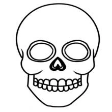 死者の日 - 無料の印刷用ぬりえ