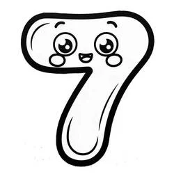 7番 - 無料の印刷用ぬりえ