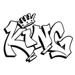 Graffiti - 無料の印刷用ぬりえ