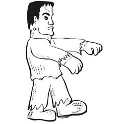 Frankenstein - 無料の印刷用ぬりえ