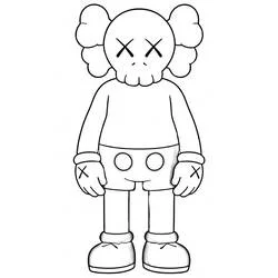 KAWS - 無料の印刷用ぬりえ