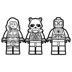 LEGO Marvel - 無料の印刷用ぬりえ