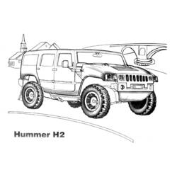 4WD車 - 無料の印刷用ぬりえ