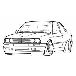 BMWぬりえ #204391 印刷して色を塗る