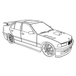 BMWぬりえ #204393 印刷して色を塗る