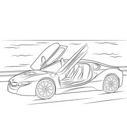 BMWぬりえ #204408 印刷して色を塗る