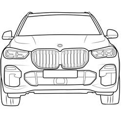BMWぬりえ #204410 印刷して色を塗る