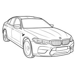 BMWぬりえ #204411 印刷して色を塗る