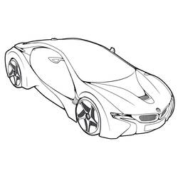 BMWぬりえ #204422 印刷して色を塗る