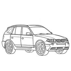 BMWぬりえ #204429 印刷して色を塗る