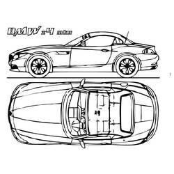 BMWぬりえ #204434 印刷して色を塗る