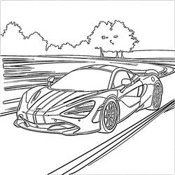 McLarenぬりえ #219353 印刷して色を塗る
