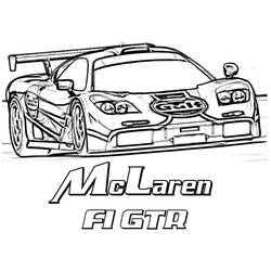 McLarenぬりえ #219358 印刷して色を塗る