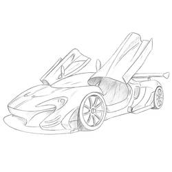 McLarenぬりえ #219359 印刷して色を塗る