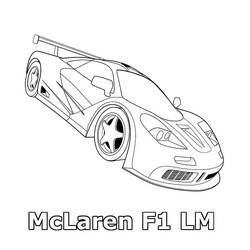 McLarenぬりえ #219361 印刷して色を塗る
