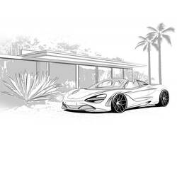 McLarenぬりえ #219363 印刷して色を塗る