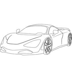 McLarenぬりえ #219365 印刷して色を塗る