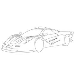 McLarenぬりえ #219366 印刷して色を塗る