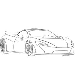 McLarenぬりえ #219368 印刷して色を塗る