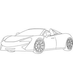 McLarenぬりえ #219369 印刷して色を塗る