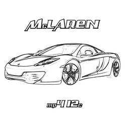 McLarenぬりえ #219371 印刷して色を塗る