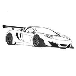 McLarenぬりえ #219372 印刷して色を塗る
