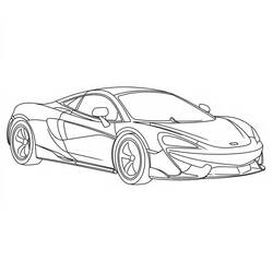 McLarenぬりえ #219379 印刷して色を塗る