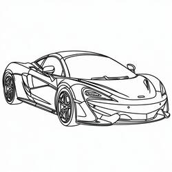 McLarenぬりえ #219380 印刷して色を塗る