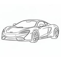 McLarenぬりえ #219381 印刷して色を塗る