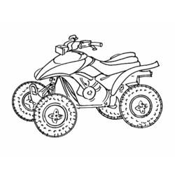 クワッド/ATV - 無料の印刷用ぬりえ